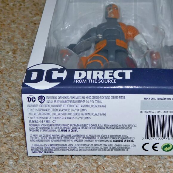2022 DC Direct Essentials DCeased 7" Unkillables Deathstroke Figure MIB New - Picture 7 of 10